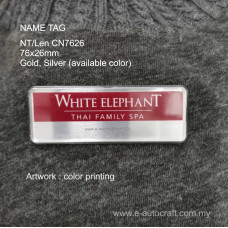 Name Tag Len<br>Semi Color Printing<br>NT/Len CN_7626